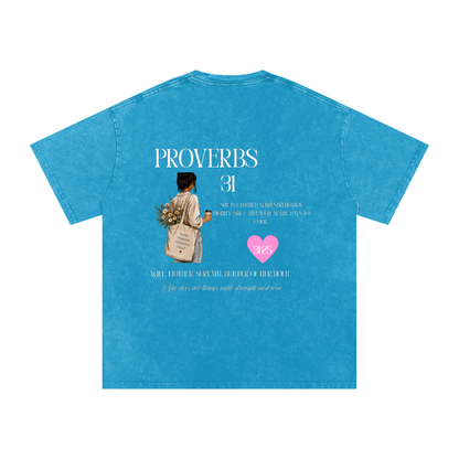 P31 Snow Washed Oversized Cotton T-Shirt