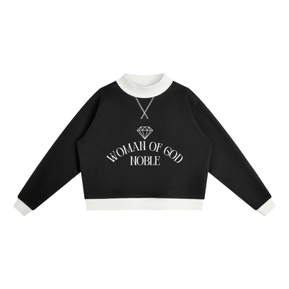 WOG Mock Neck Crewneck Sweatshirt