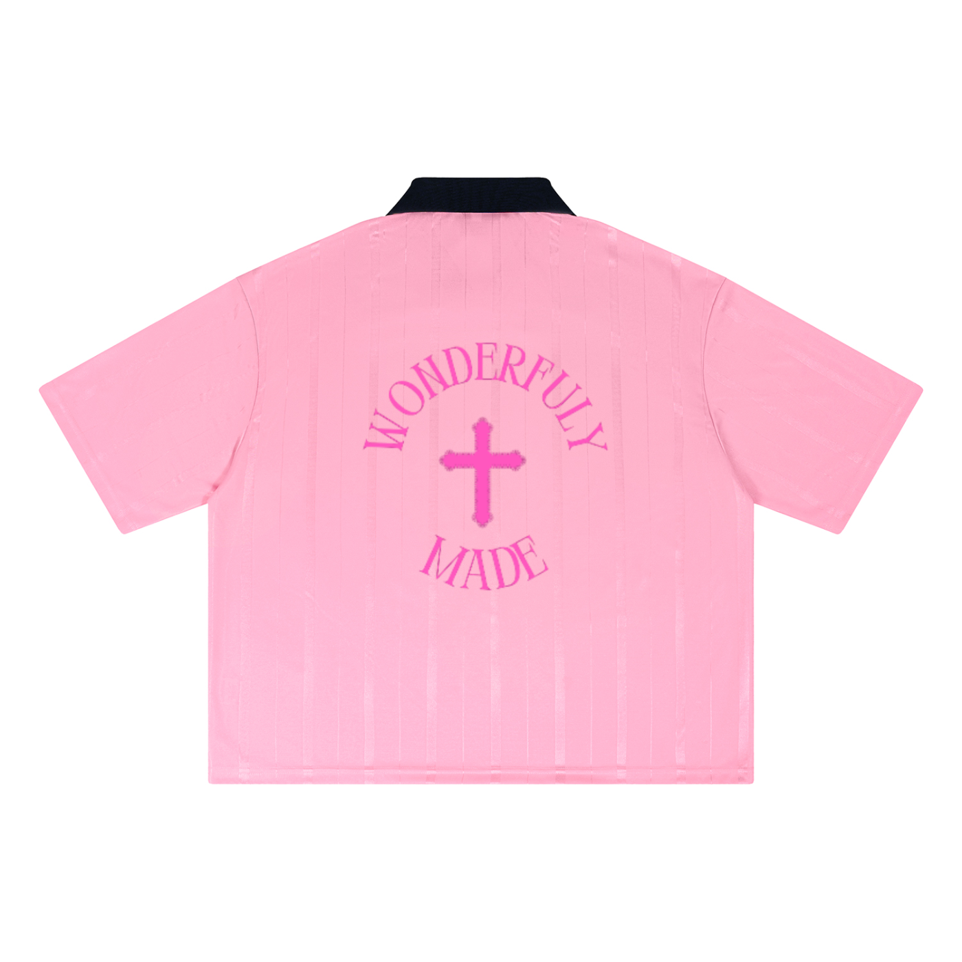 Wonderfully Made Striped Boxy Soccer Jersey