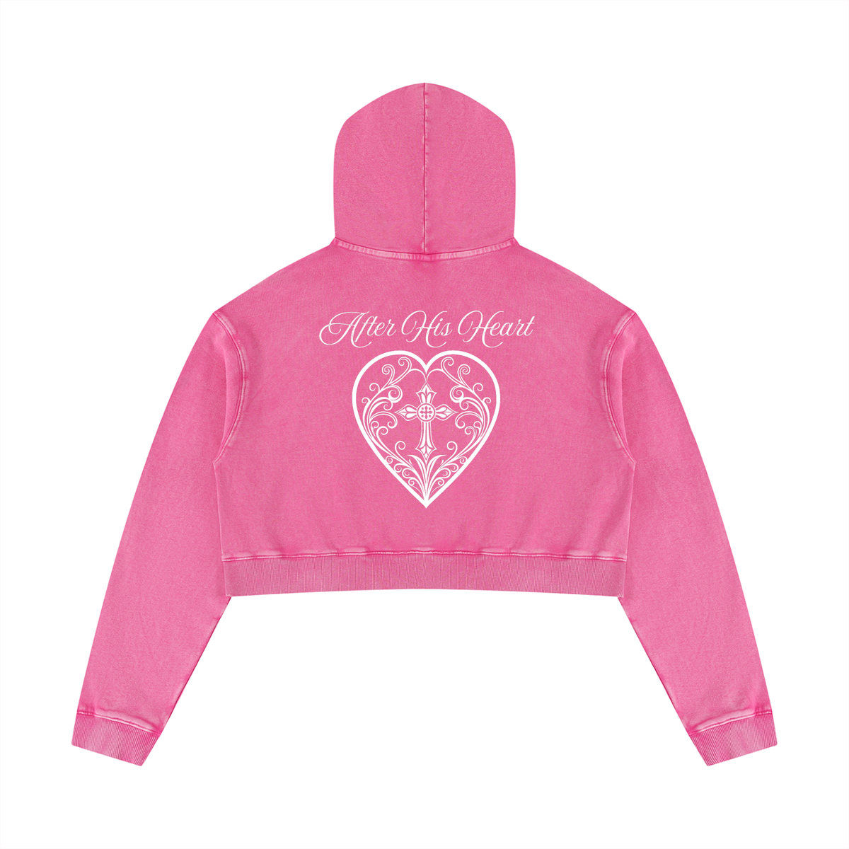 AHH Mineral Washed Crop Hoodie