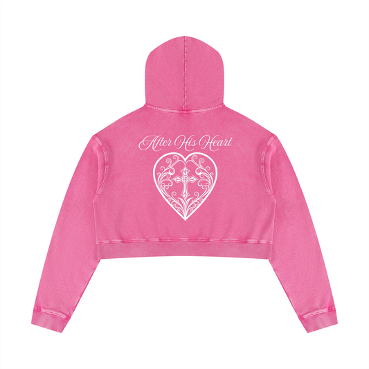 AHH Mineral Washed Crop Hoodie