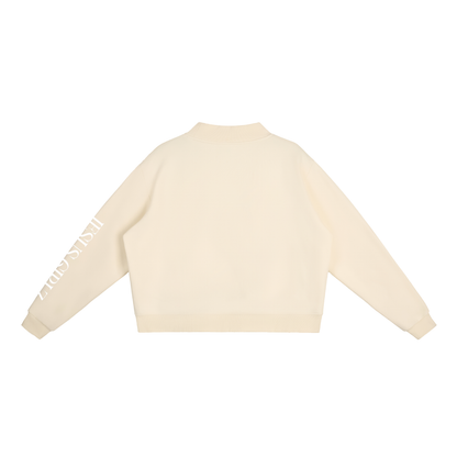 WOG Fleece Mock-Neck Crew Sweatshirt
