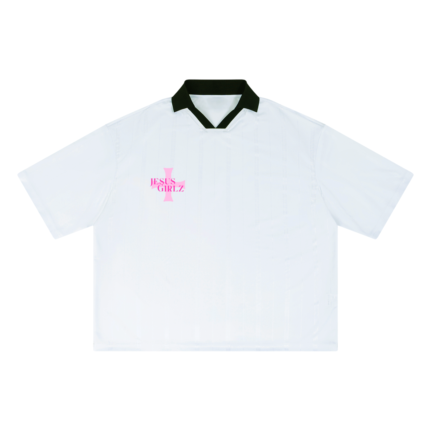 Wonderfully Made Striped Boxy Soccer Jersey