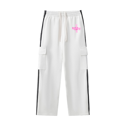 Jesus Girlz Side Stripe Straight-Leg Pants