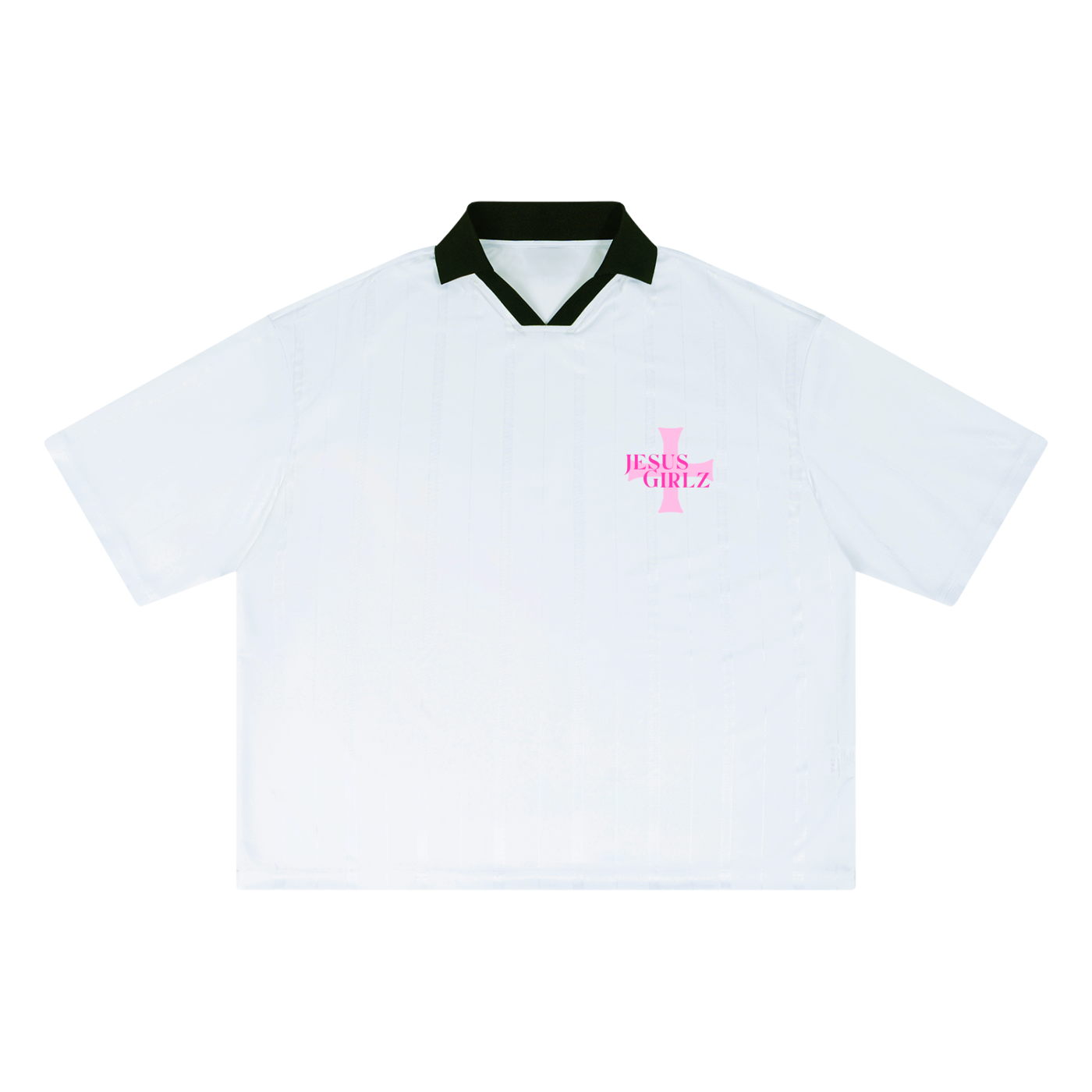 Wonderfully Made Striped Boxy Soccer Jersey