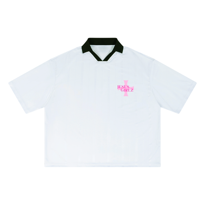Wonderfully Made Striped Boxy Soccer Jersey