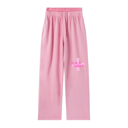 Jesus Girlz Vintage Washed High Waist Sweats