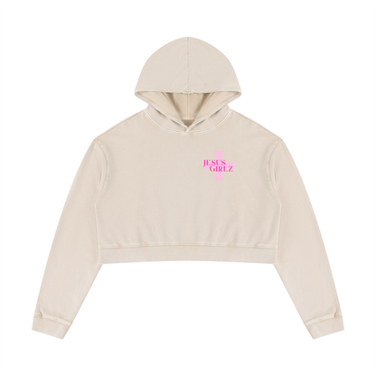AHH Mineral Washed Crop Hoodie