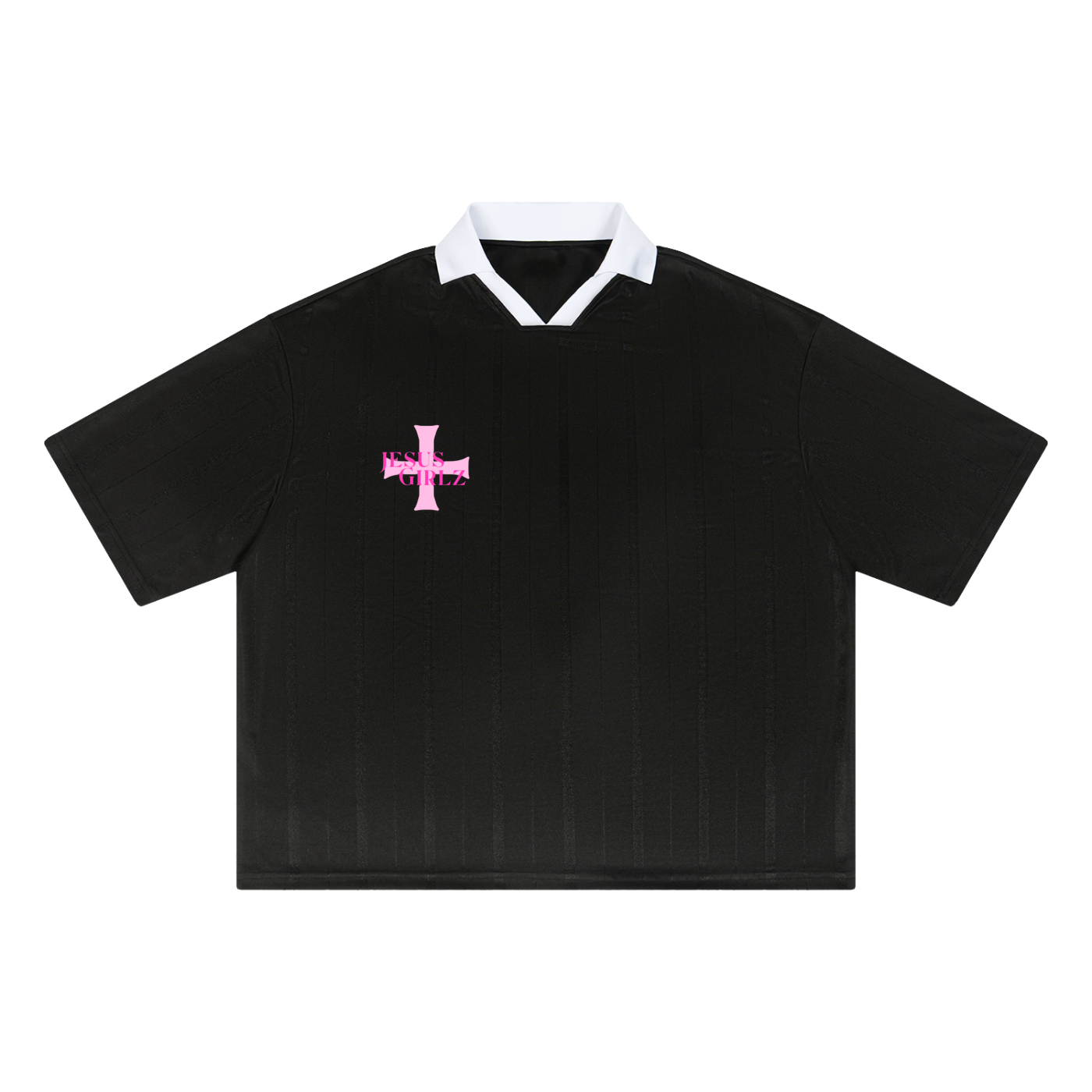 Wonderfully Made Striped Boxy Soccer Jersey