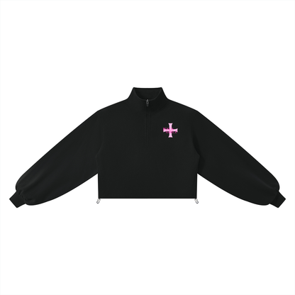 P31 Mock-Neck Quarter-Zip Sweatshirt