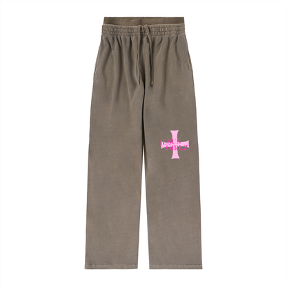 Jesus Girlz Vintage Washed High Waist Sweats