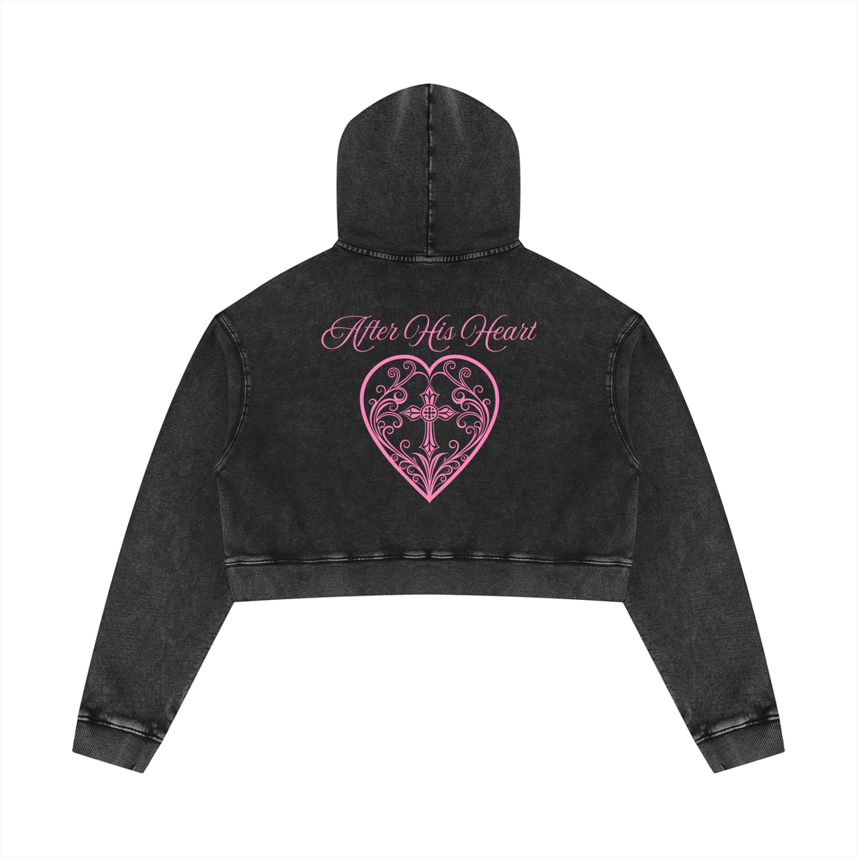 AHH Mineral Washed Crop Hoodie