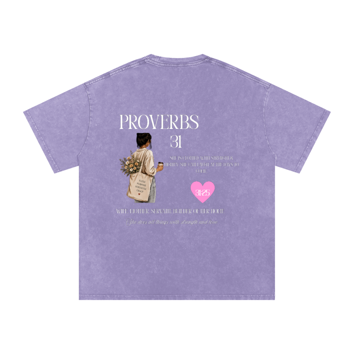 P31 Snow Washed Oversized Cotton T-Shirt