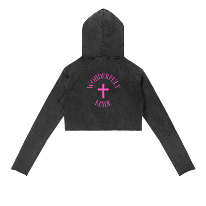 Wonderfully Made Vintage Washed Raw Edge Hoodie
