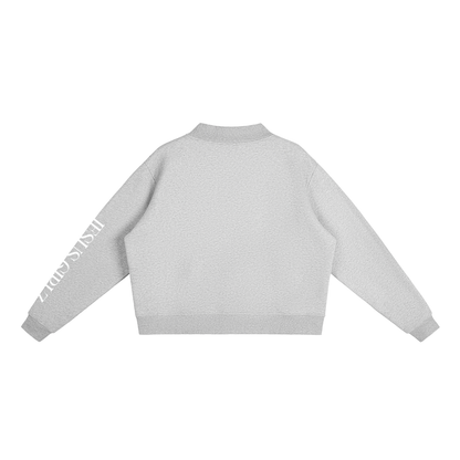 WOG Fleece Mock-Neck Crew Sweatshirt