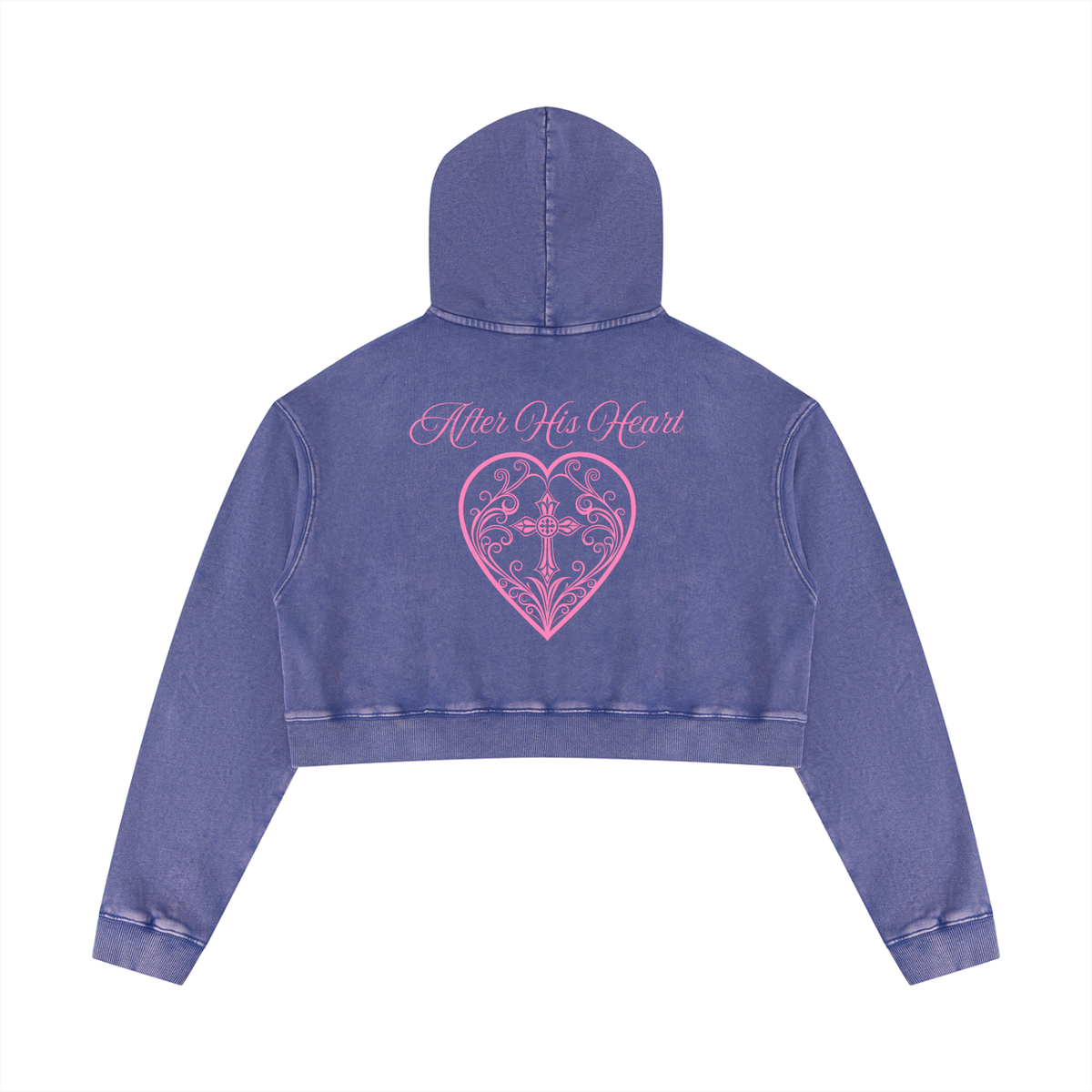 AHH Mineral Washed Crop Hoodie