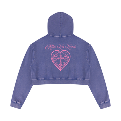 AHH Mineral Washed Crop Hoodie