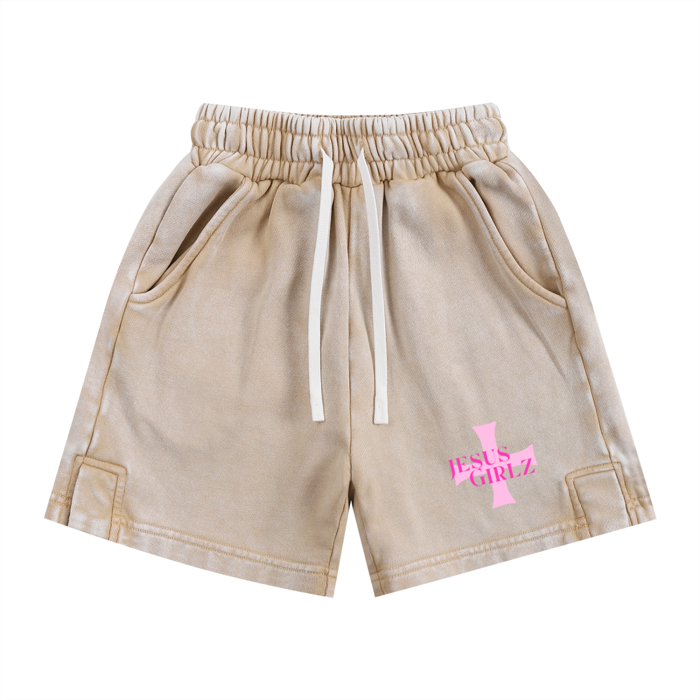 Jesus Girlz Snow Washed Kids' Shorts