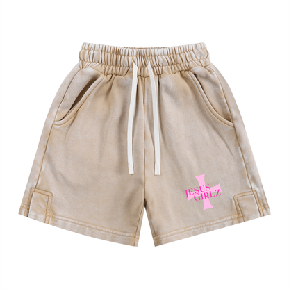 Jesus Girlz Snow Washed Kids' Shorts