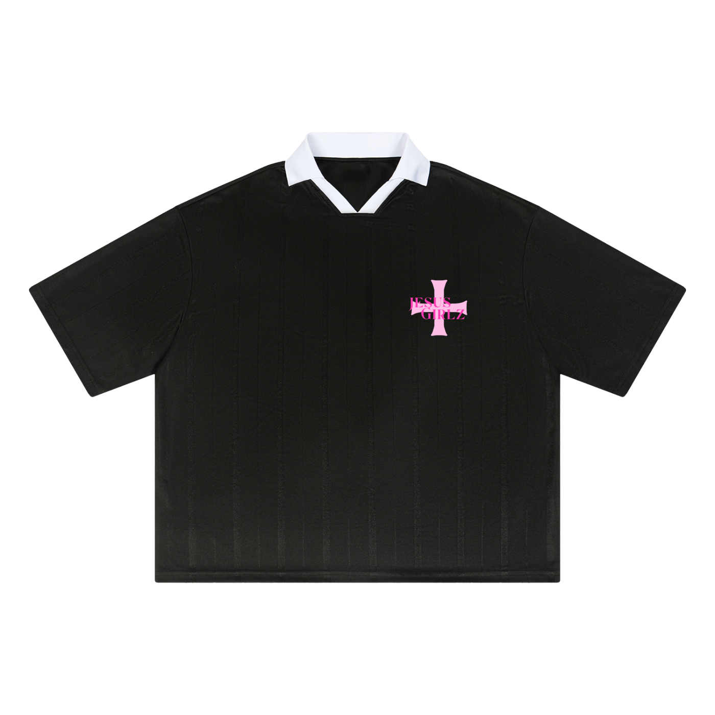 Wonderfully Made Striped Boxy Soccer Jersey