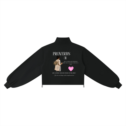 P31 Mock-Neck Quarter-Zip Sweatshirt