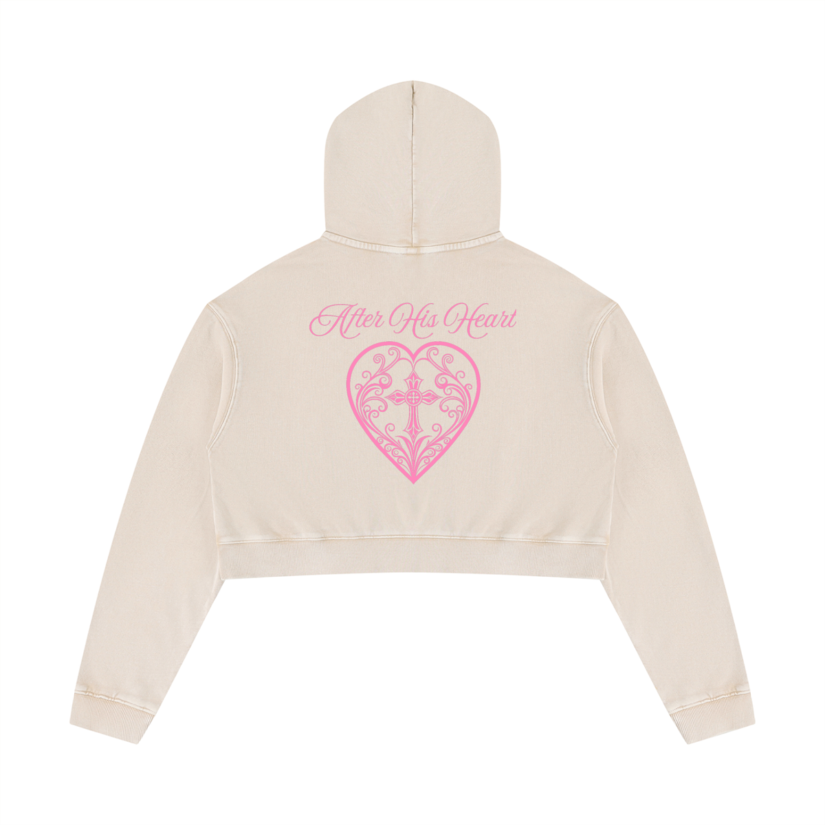AHH Mineral Washed Crop Hoodie