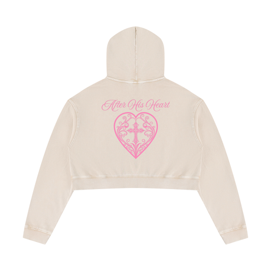 AHH Mineral Washed Crop Hoodie