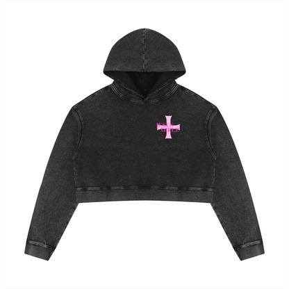AHH Mineral Washed Crop Hoodie