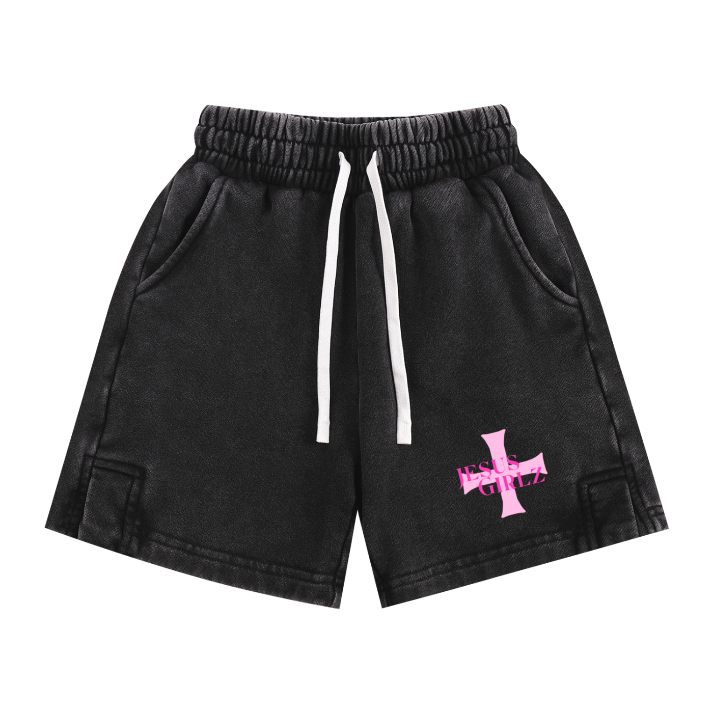 Jesus Girlz Snow Washed Kids' Shorts