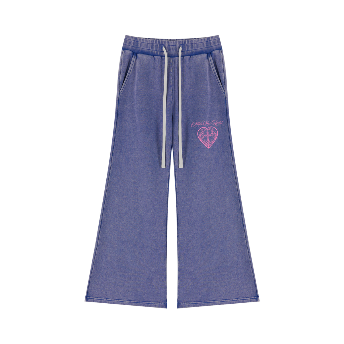 AHH Mineral Wash Flared Leg Sweatpants