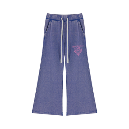 AHH Mineral Wash Flared Leg Sweatpants