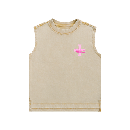 Jesus Girlz Snow Washed Kids' Tank Top
