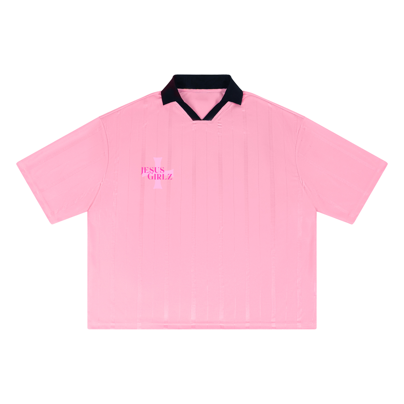 Wonderfully Made Striped Boxy Soccer Jersey