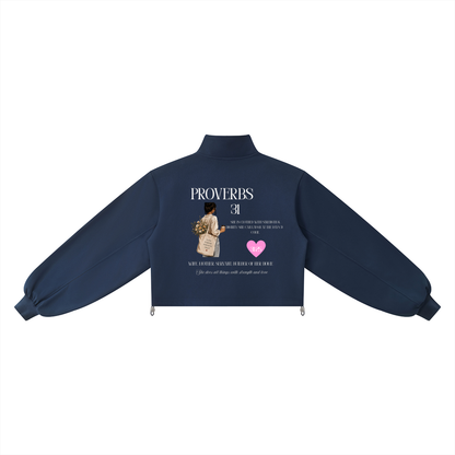 P31 Mock-Neck Quarter-Zip Sweatshirt