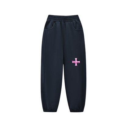Jesus Girlz Kids' Fleece Jogged Sweatpants
