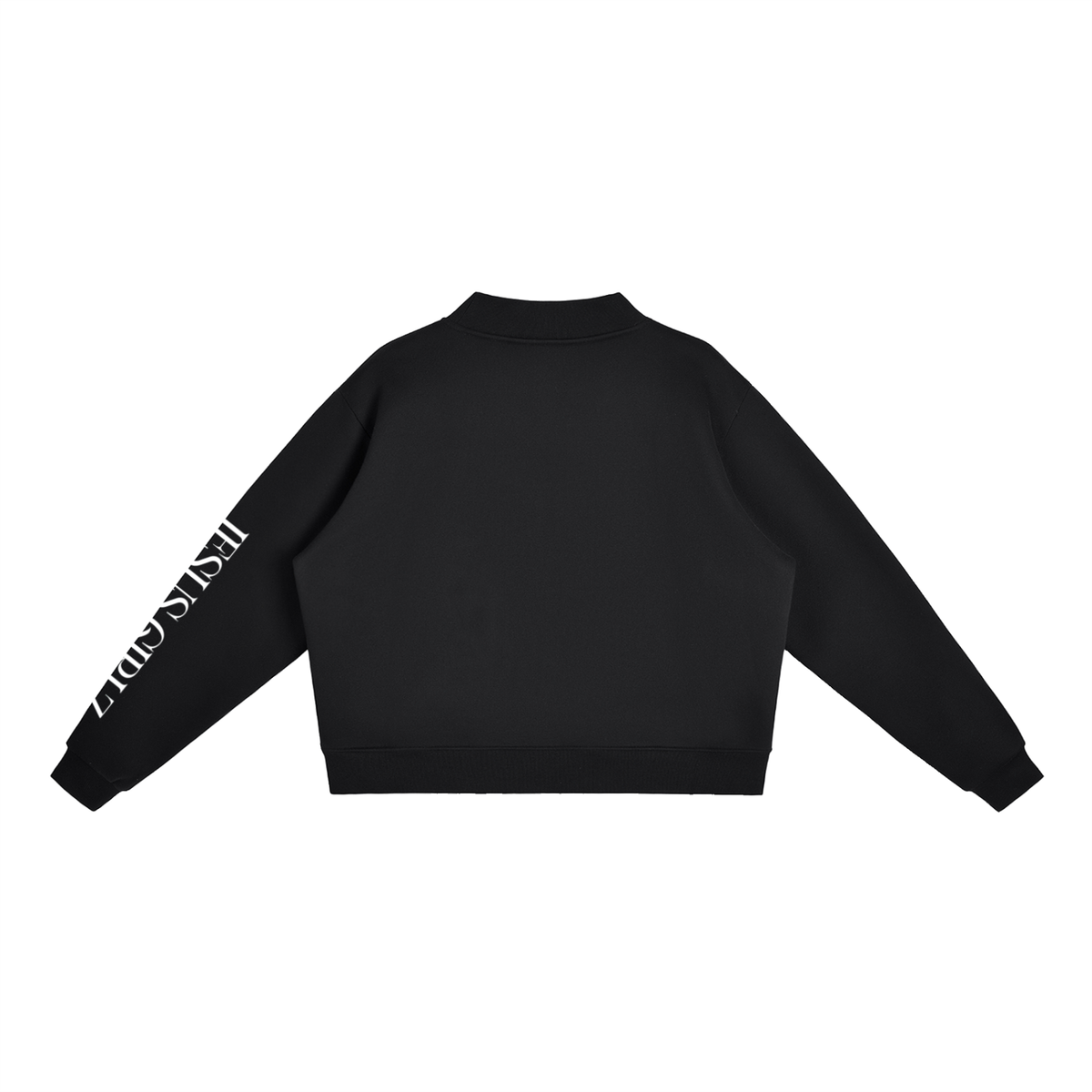 WOG Fleece Mock-Neck Crew Sweatshirt