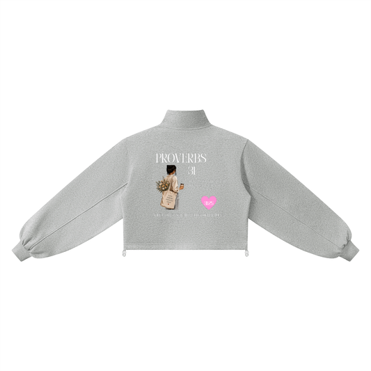 P31 Mock-Neck Quarter-Zip Sweatshirt