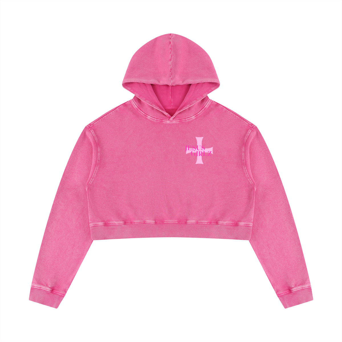 AHH Mineral Washed Crop Hoodie