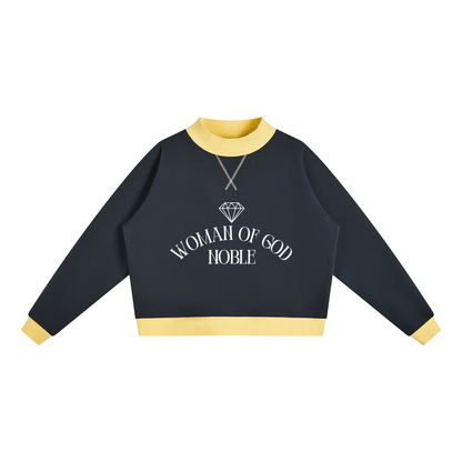 WOG Mock Neck Crewneck Sweatshirt
