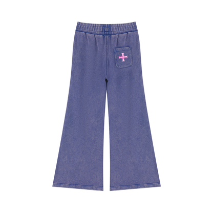 AHH Mineral Wash Flared Leg Sweatpants