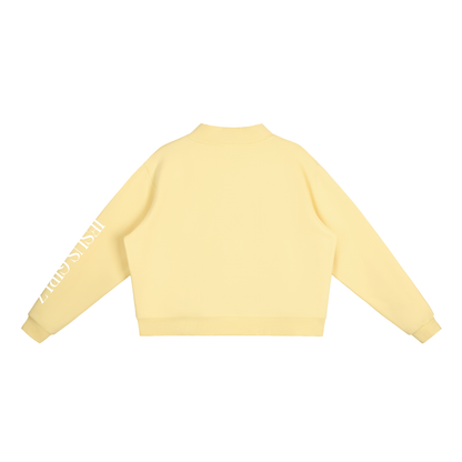 WOG Fleece Mock-Neck Crew Sweatshirt