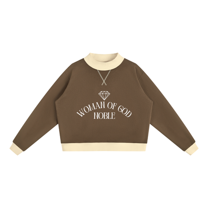 WOG Mock Neck Crewneck Sweatshirt